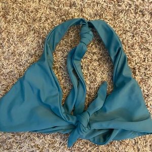 Mikoh bikini top teal